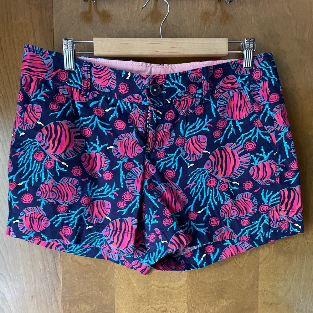 Lilly Pulitzer Callahan Short in Jammin Fish Size 10